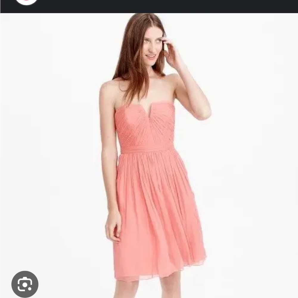 J. Crew Strapless Bridesmaid Dress